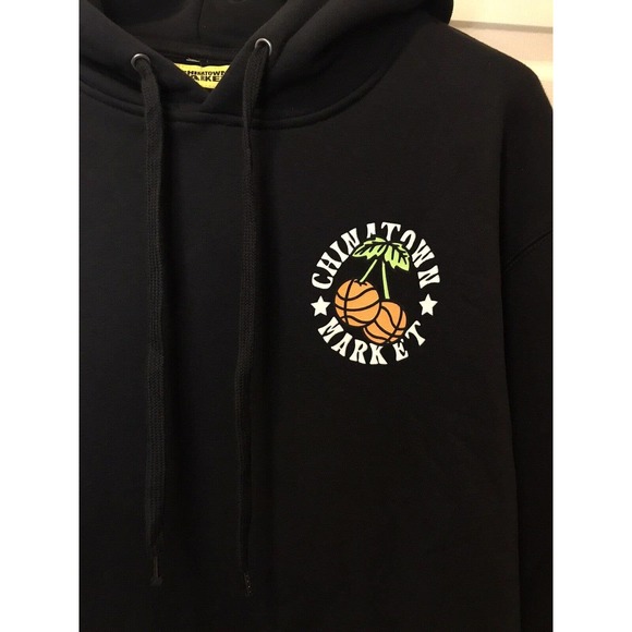 NEW CHINATOWN MARKET Hoodie, LARGE, Keeping the Game Fresh - Picture 2 of 16